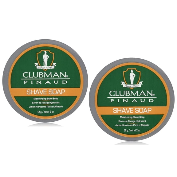 Clubman Moisturizing Shave Soap 2oz x 2