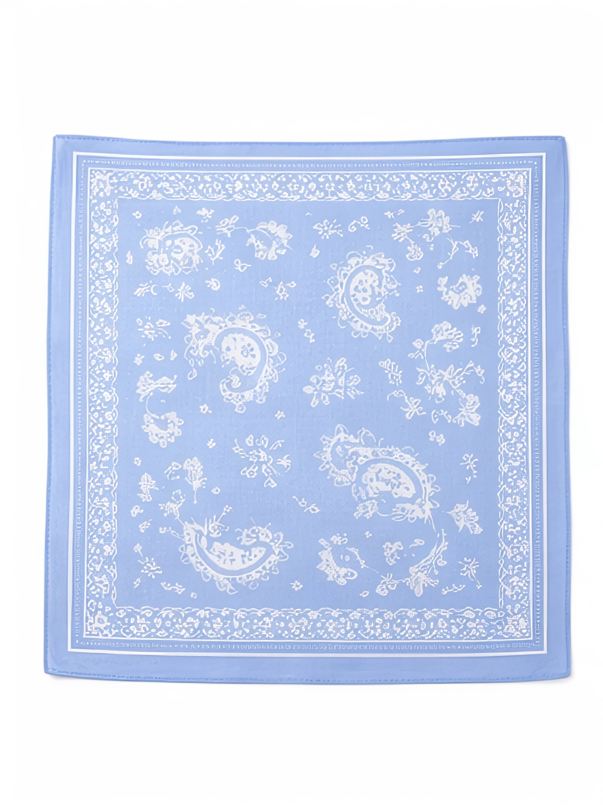 Time and Tru Women's Americana Bandana, Polished Blue