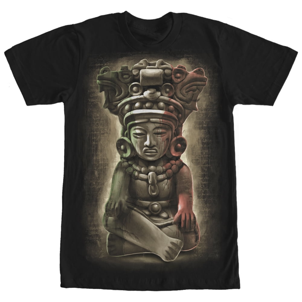 Aztlan - Men's Aztlan Aztec Sculpture T-Shirt Black Small - Walmart.com ...