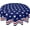 blue, variant on Odenmar 70 Inch Round 4th of July Star Tablecloth, Red Blue White Polyester Table Cover, Washable Reusable Round Tablecloth for Party Picnic Indoor Outdoor Decor