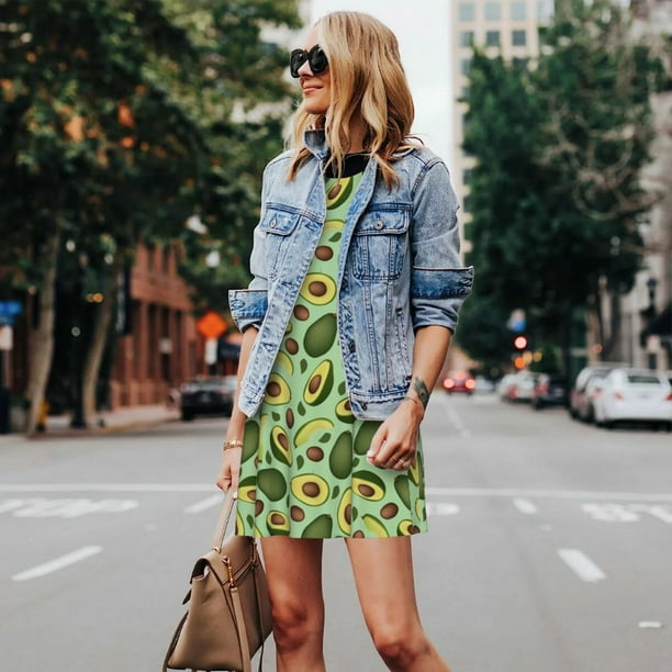 Balery Avocado With Seeds Vestidos de verano para mujer con