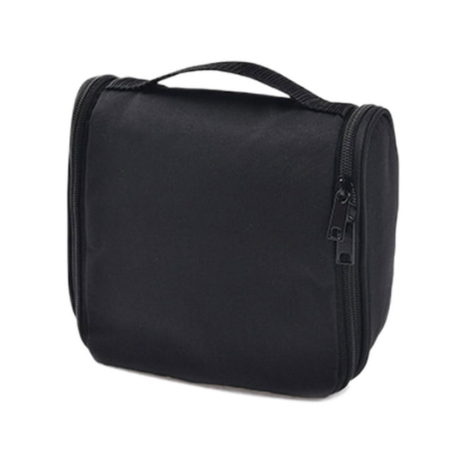 Toystoory Neceser OxfordCloth con múltiples compartimentos, esencial para viajes, práctico y práctico Almacenamiento y organización del hogar Negro l