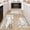 Beige Brown, variant on Ivalue Kitchen Rug Sets 3 Piece Kitchen Mats Non Slip Washable Kitchen Runners Floor Mat Abstract for Kitchen Laundry Room Hallway