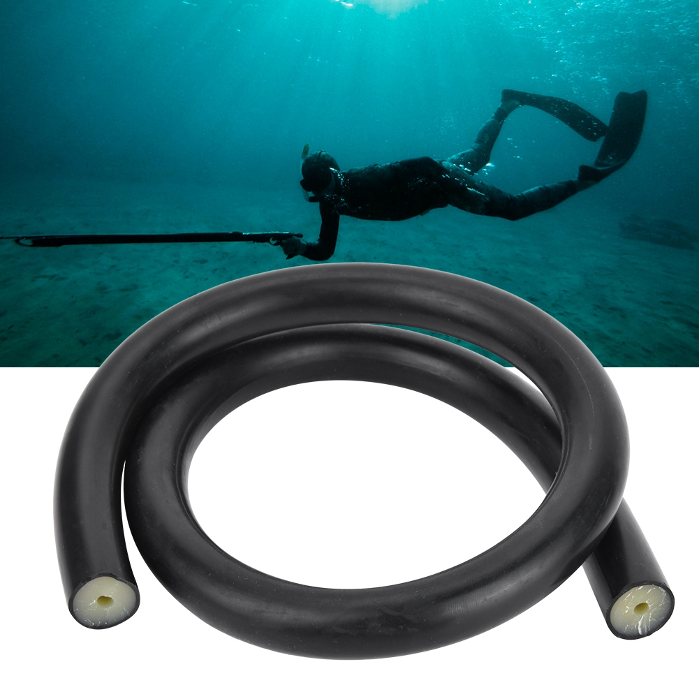 Buy QIILU Speargun Tube,3*16MM Black Speargun Band Sling Rubber Diving