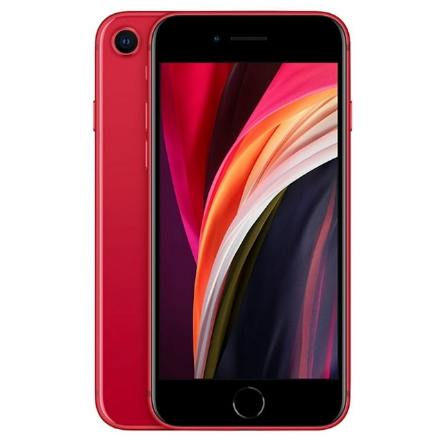Restauré Apple iPhone SE 2 (2e Gén.) 64 Go Verizon GSM Déverrouillé T-Mobile AT&T Rouge (2020) (Remis à Neuf)