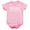 Pink, variant on Women of Wrestling Official Single Color Logo Unisex Infant Snap Suit for Baby,Black, 18 Months