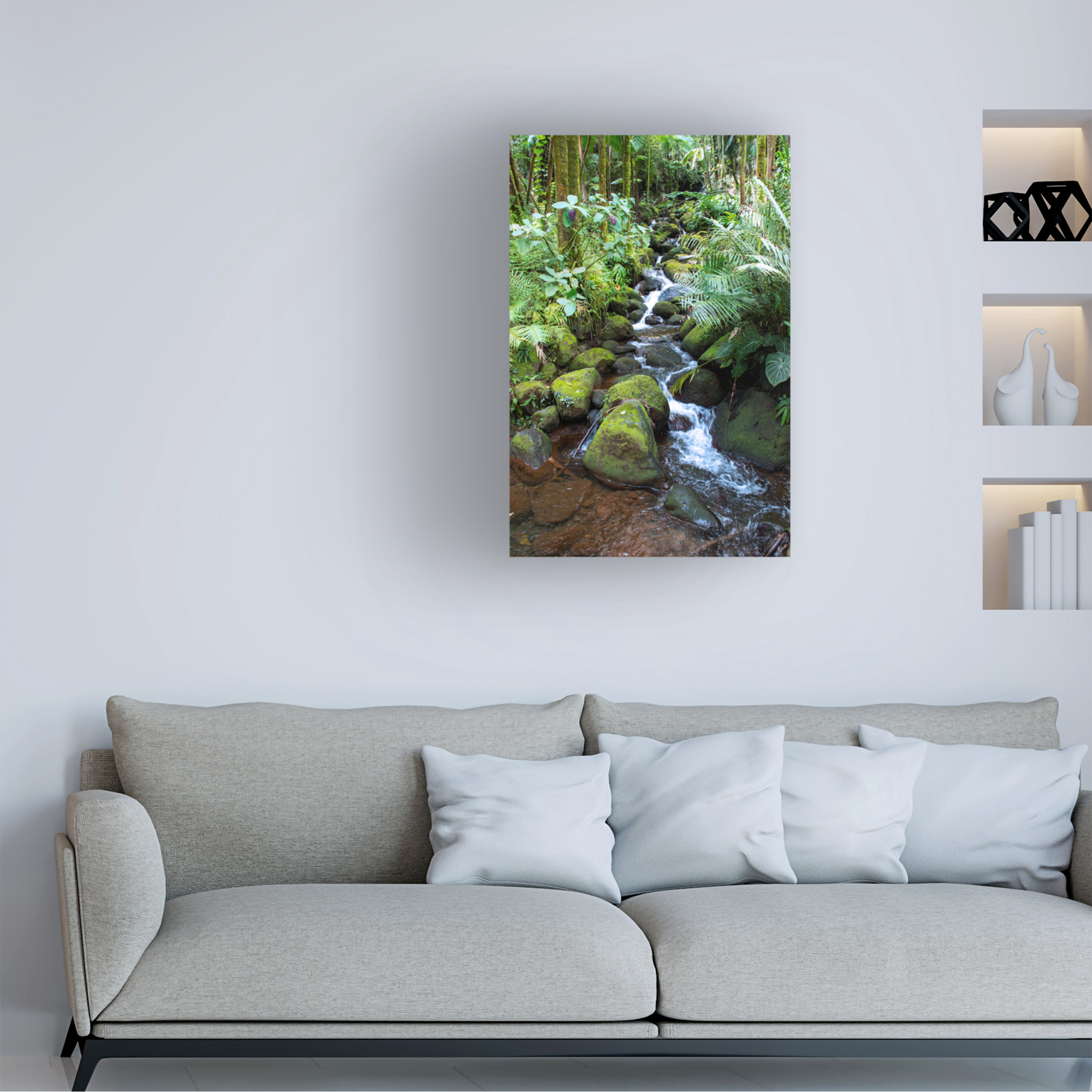 Robert Michaud 'Tropical Forest' Canvas Art