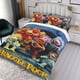 thumbnail image 3 of Fraggle Rock Conjunto de sábanas temático, trío de piezas, cómodo y amigable con la piel, diseño único, regalo de decoración para el hogar para familiares, amigos y fans,140cm *210cm, 3 of 6