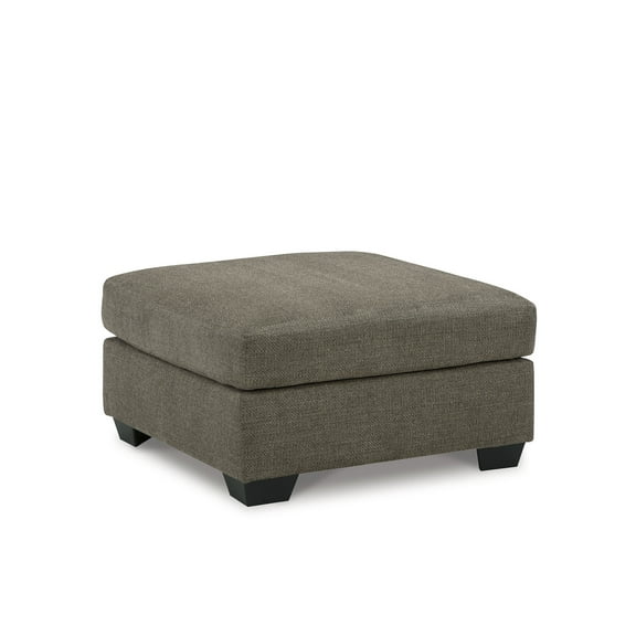 Signature Design by Ashley Contemporary Mahoney Oversized Accent Ottoman, Chocolate