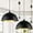 Black, variant on GUSTELL  2-Pack Plug in Pendant Light, Industrial Pendant Light Fixtures, Adjustable Pendant Lighting Over Island, Farmhouse Black Gold Hanging Lamps for Living Room, Dining Room, Bedroom, E26 Base