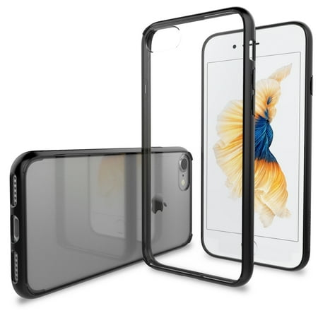 Luvvitt Clear View Hybrid Case for iPhone 8 - Black