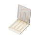 thumbnail image 2 of Organizador de Cubiertos con Tapa | Bandeja para Cubiertos con Cajón de Mesa, Divisor de Plástico y Separadores Elevados | Portacubiertos Beige y Gris con Múltiples Compartimentos para Cocina, Comedo, 2 of 6