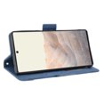 thumbnail image 5 of Case for Google Pixel 6 Pro Cover Adjustable Detachable Card Holder Magnetic closure Leather Wallet Case - Blue, 5 of 5