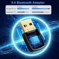thumbnail image 4 of 5.4 Bluetooth Dongle - 20M Range USB Adapter for PC, Plug and Play, Supports Laptop Headphones, Keyboard, Mouse - Windows 11/10/8.1, 4 of 5