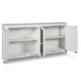 thumbnail image 5 of Bowery Hill Modern Engineered Wood Accent Cabinet in Antique White, 5 of 7
