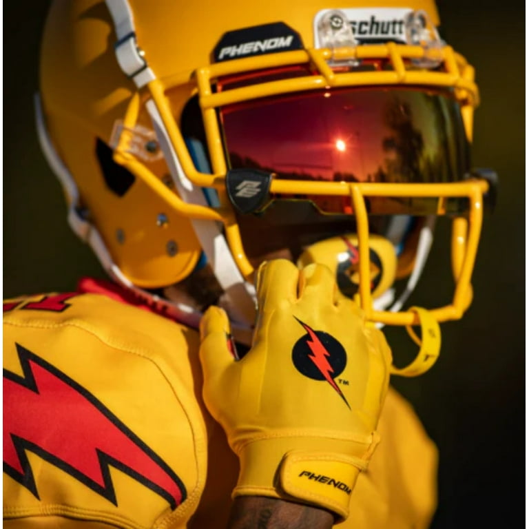 Reverse Flash Football Gloves VPS1 by Phenom Elite