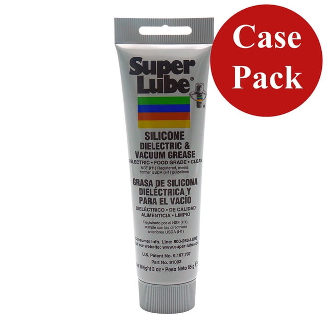 Aspiradora dieléctrica de silicona Grease Super Lube, 90 ml, 12 unidades