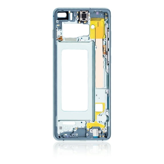 Replacement Mid-Frame Housing Compatible For Samsung Galaxy S10 Plus (With Small Parts) (Prism Green)