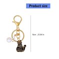thumbnail image 3 of Music Note Keyrings Fashion Keyholders Music Cats Keychains Cats Piano Keychain Car Key Rings for Bag Decoration, 3 of 4