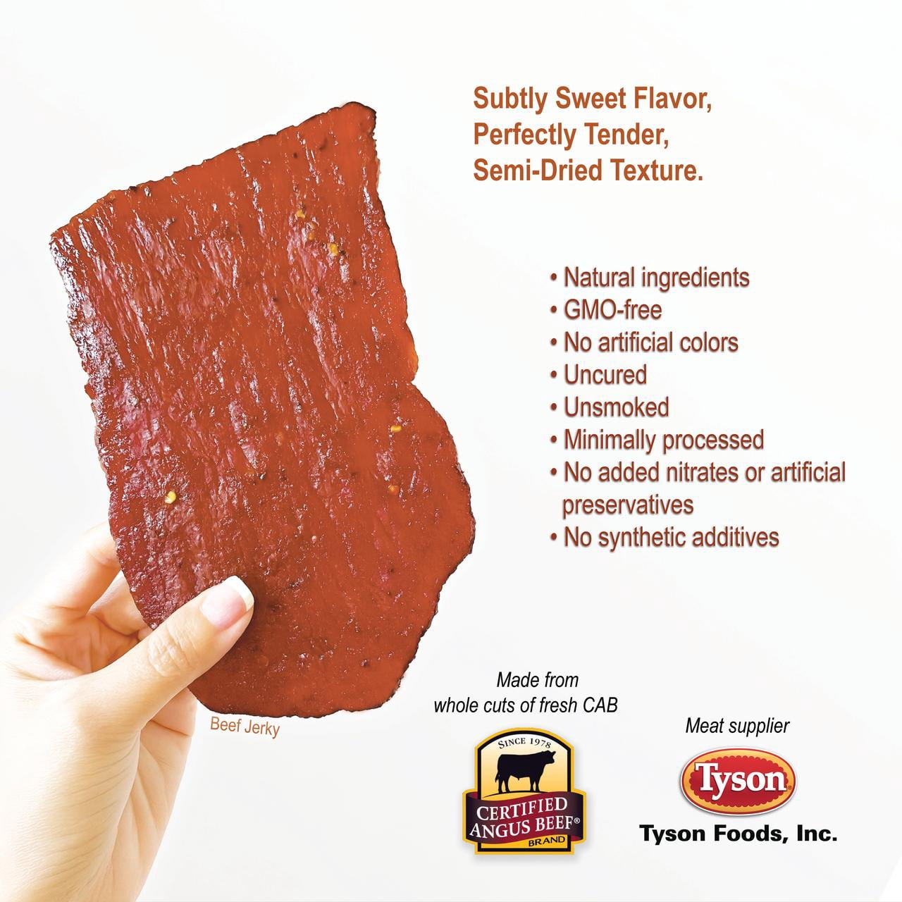 Singapore-Style Fire-Grilled  Beef Jerky (Black Pepper Flavor 12 oz.) *Grilled Fresh to Your Order *Shipped the Same Day - L.A. Times "Handmade Gift" Winner
