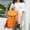 Orange, variant on Wuztai Foldable Backpack, Outdoor Travel Storage Bag with Large Capacity, Water Repellent Nylon Hiking Backpack, Portable Daypack for Sports Travel with Detachable Organizer