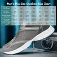 thumbnail image 6 of Hawkwell Men's Big Size Plus Size Casual Lightweight Walking Sneakers Sports Shoes US Size 13 14 15 16 17 18 19,Grey,US 17, 6 of 6
