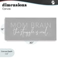 thumbnail image 4 of Stupell Industries Cottage Mom Brain Struggle Canvas Art, 30 x 13, by Lux + Me Designs, 4 of 8