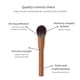 thumbnail image 4 of Makeup Brush Set- brush bubble full set makeup brushes for liquid foundation, powders, creams and shadows. 11 Piece Vegan, Silver-infused, soft luxury, 4 of 4