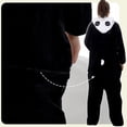 thumbnail image 6 of Jiibva Cartoon Pajamas Playsuit Family Hooded Warm Flannel Blanket Pajamas Homesuit Funny Homewear For Slumber Party, 6 of 7