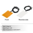 thumbnail image 3 of Uxcell Heater Film Heating Plate 4.2W 5V Polyimide Heat Pad Adhesive PI Heater Element Film 38mmx28mm Heater Strip, 4pcs, 3 of 4