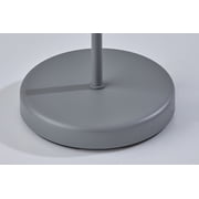 Mainstays 72‘’ Gray Combo Floor Lamp With Reading Lamp, Modern Design