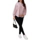 thumbnail image 2 of CAMISAS Y BLUSAS DE MATERNIDAD CHIC INSPIRADORAS PARA MUJERES, CON PLECA, BOTONES Y MANGA LARGA, TOP DE EMBARAZO Y LACTANCIA, TALLA 2XL, ROSA, 2 of 6