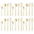 thumbnail image 1 of Hangable 24-Piece Silverware Set, Satin Finish Flatware Cutlery Set Service for 6, Knives/Forks/Spoons Included, Dishwasher Safe, 1 of 6