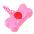 thumbnail image 2 of Walbest Bone Shaped Pet Waste Disposal Dog Poop Bags Dispenser, Pink, 2 of 7