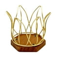 thumbnail image 1 of jifeng Coffee Filter Holder Container Organization Metal Wood Base Pod Holder Dispenser gold, 1 of 9
