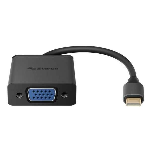 Adaptador USB C a VGA Steren USB 4713 Bodega Aurrera en linea