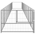 thumbnail image 2 of vidaXL Dog Kennel Silver 10 m² Steel, 2 of 4