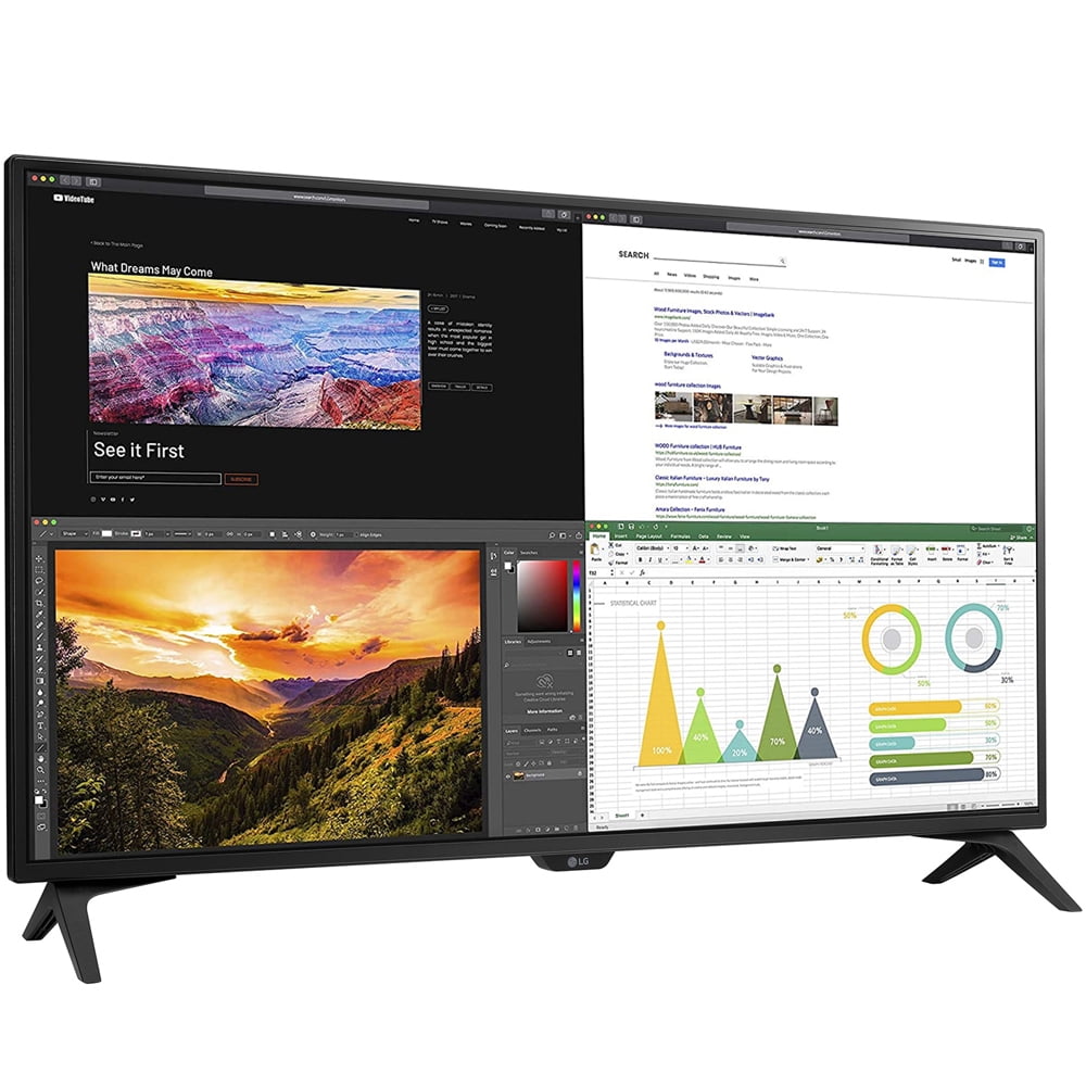 43” 4K UHD IPS USB-C HDR 10 Monitor - 43UN700-B | LG USA