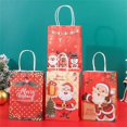 thumbnail image 3 of Bolsa de papel para regalo de Navidad, 4 piezas, Papá Noel, galletas, dulces, manualidades, fiesta de navidad, 3 of 4