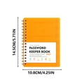 thumbnail image 6 of DAILIHIVE Pocket Notebook,Mini Size Password Book A6 Loose Leaf Notebook With Thickened Skin Feel Notebook,4.25 x 5.71 in,Hardcover,Spiral Notebook, 6 of 6