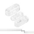 thumbnail image 3 of Uxcell 0.18" Conector de Cadena de Bola de Plástico Transparente 10pcs, 3 of 6
