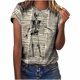 thumbnail image 1 of Tops de moda para mujer, divertidas camisetas informales holgadas con estampado, blusa, camisa estampada Fridja gope3343, 1 of 9