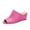 Pink, variant on YDN Women Comfortable Peep Toe Slipper Pumps Slip On Wedge High Heels Backless Sandals Office Causal Slide Shoes Size 7 Black