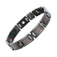 thumbnail image 1 of Xihbxyly Oferta de iluminación Pulsera magnética de terapia adelgazante titanio Pulsera de magnetoterapia Pulsera de pareja de joyería, 1 of 7