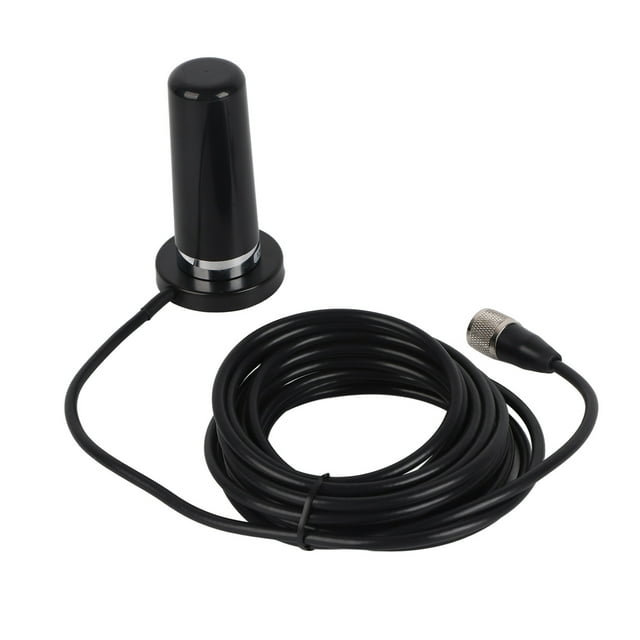 Antena de radio móvil para vehículos de doble banda VHF/UHF con cable de base de montaje magnético