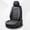 Black and Red Lines_C, variant on for VOLKSWAGEN RABBIT 2006-2009 Car Front Seat Covers Synthetic Leather Wear Resistant Custom Fit Comfort Fit