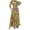 C-Yellow287, variant on Women Floral Dresses One Shoulder Long Sleeve Casual Split Maxi Dress Fashion Vacation Resort Clothes Stylish Dresses