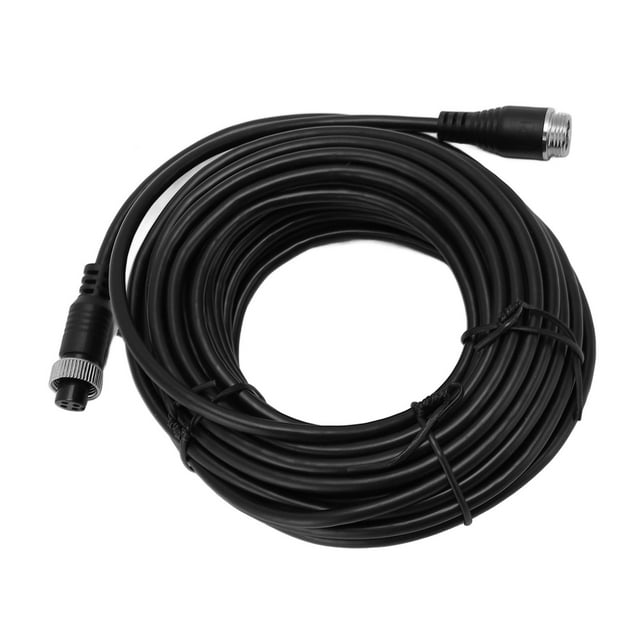4 Pin Camera Cord Car Video Aviation Extension Cable, Backup Camera Extension Cable for DVD Players, TV Boxes, Truck, Trailer Bus, RV, Reverse Camera Extension Wire