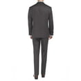 thumbnail image 2 of DTI BB Signature Men's Suit 2 Button 2 Piece Jacket Plaid Pant Modern Fit Suits Gray, 2 of 3