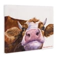 thumbnail image 2 of Stupell Industries Rustic Lodge Cute Cow Close Up Canvas Art, 20 x 16, by George Dyachenko, 2 of 8
